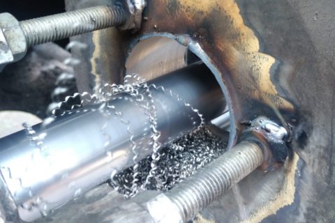 Repairing Damaged Bore On Field Machinery